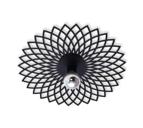 Ylumen Deckenleuchte Ombra Ø 50 cm schwarz