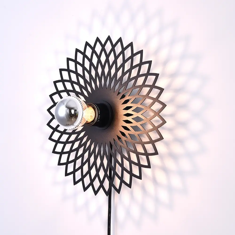 Ylumen Wandleuchte Ombra Ø 30 cm schwarz Ylumen Wandleuchte Ombra Ø 30 cm schwarz