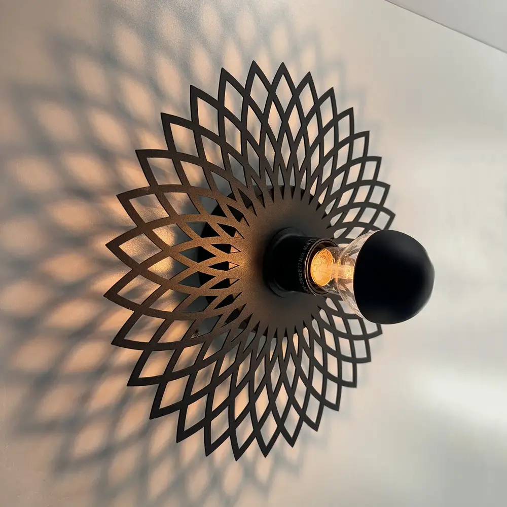 Ylumen Wandleuchte Ombra Ø 30 cm schwarz Ylumen Wandleuchte Ombra Ø 30 cm schwarz