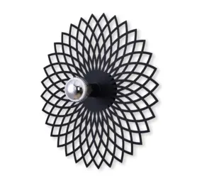 Ylumen Wandleuchte Ombra Ø 50 cm schwarz Ylumen Wandleuchte Ombra Ø 50 cm schwarz