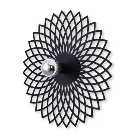 Ylumen Wandleuchte Ombra Ø 50 cm schwarz Ylumen Wandleuchte Ombra Ø 50 cm schwarz