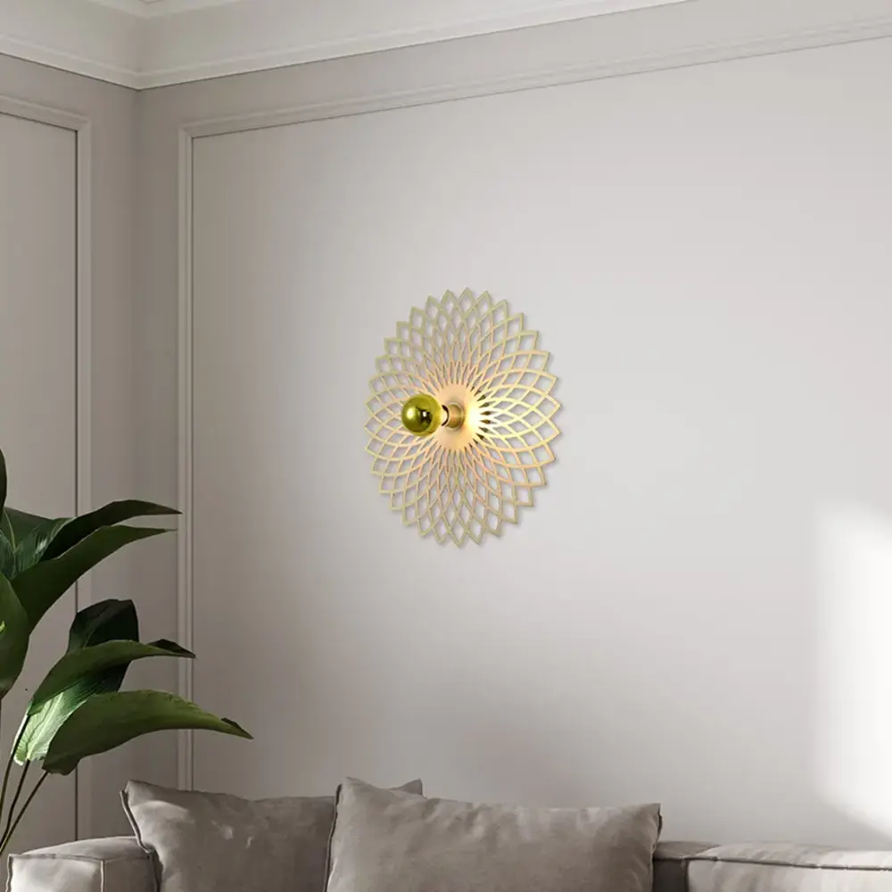 Ylumen Wandleuchte Ombra Ø 50 cm matt gold Ylumen Wandleuchte Ombra Ø 50 cm matt gold
