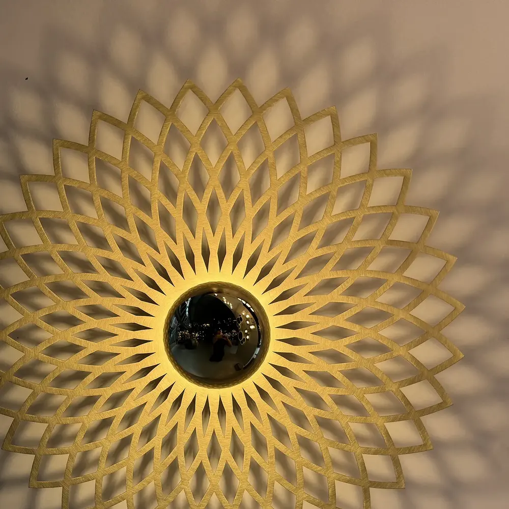 Ylumen Wandleuchte Ombra Ø 50 cm matt gold Ylumen Wandleuchte Ombra Ø 50 cm matt gold