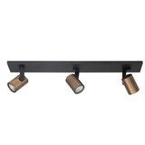 Highlight Spot HALO 3-Licht Balken bronze schwarz Highlight Spot HALO 3-Licht Balken bronze schwarz