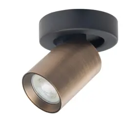 Highlight Spot Oliver 1 Licht bronze schwarz Highlight Spot Oliver 1 Licht bronze schwarz