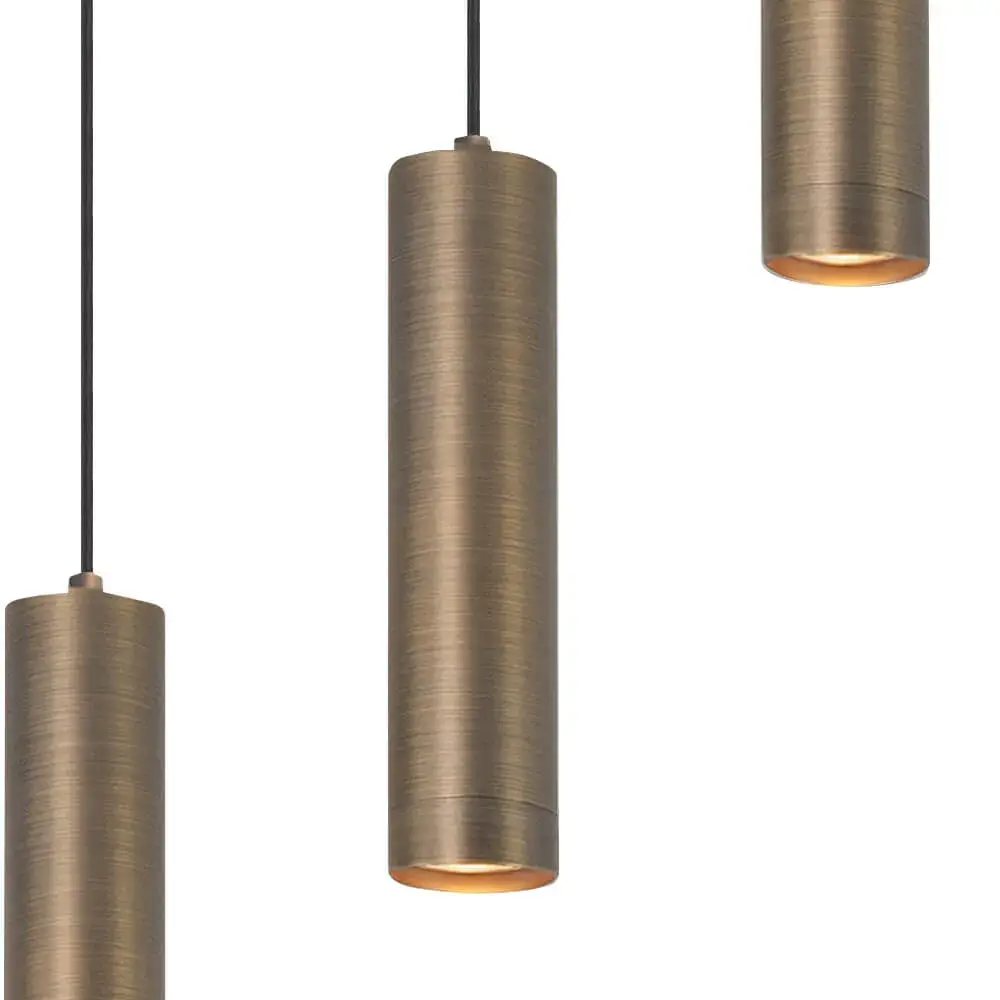 Highlight Hängeleuchte Perugia 8 Licht L 115 cm Bronze Schwarz Highlight Hängeleuchte Perugia 8 Licht L 115 cm Bronze Schwarz