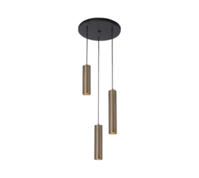 Highlight Hängeleuchte Perugia 3 Licht Ø 30 cm bronze schwarz Highlight Hängeleuchte Perugia 3 Licht Ø 30 cm bronze schwarz
