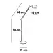 Freelight Stehleuchte Sovrano H 145 cm rot Freelight Stehleuchte Sovrano H 145 cm rot