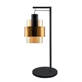 Freelight Tischleuchte Chiasso H 60 cm Schwarz Gold Freelight Tischleuchte Chiasso H 60 cm Schwarz Gold