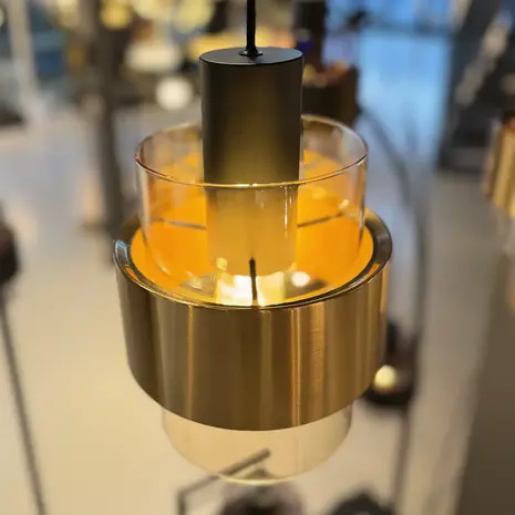 Freelight Hängeleuchte Chiasso 3 Licht Ø 35 cm Schwarz Gold Freelight Hängeleuchte Chiasso 3 Licht Ø 35 cm Schwarz Gold