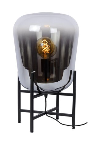 Lucide GLORIO - Tischleuchte - Ø 32 cm - 1xE27 - Schwarz
