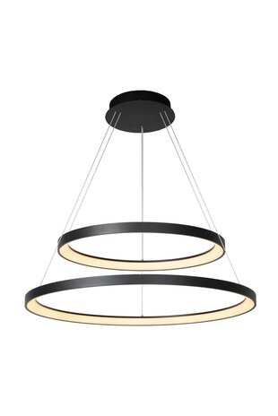 Lucide VIDAL - Hängeleuchte - Ø 78 cm - LED Dimb. - 1x92W 2700K - Schwarz Lucide VIDAL - Hängeleuchte - Ø 78 cm - LED Dimb. - 1x92W 2700K - Schwarz