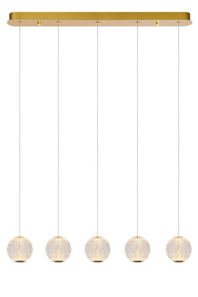 Lucide CINTRA - Hängeleuchte - LED Dimb. - 5x4,7W 2700K - Transparent Lucide CINTRA - Hängeleuchte - LED Dimb. - 5x4,7W 2700K - Transparent