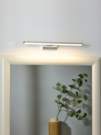 Lucide ONNO - Spiegelleuchte für das Badezimmer - LED - 1x8W 3000K - IP44 - Mattes Chrom Lucide ONNO - Spiegelleuchte für das Badezimmer - LED - 1x8W 3000K - IP44 - Mattes Chrom
