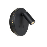 Lucide BENTJER - Bettleuchte / Wandleuchte - Ø 14 cm - LED - 3000K - Schwarz Lucide BENTJER - Bettleuchte / Wandleuchte - Ø 14 cm - LED - 3000K - Schwarz