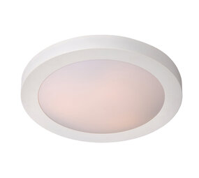 Lucide FRESH - Deckenleuchte Bad - Ø 27 cm - 1xE27 - IP44 - Weiß Lucide FRESH - Deckenleuchte Bad - Ø 27 cm - 1xE27 - IP44 - Weiß