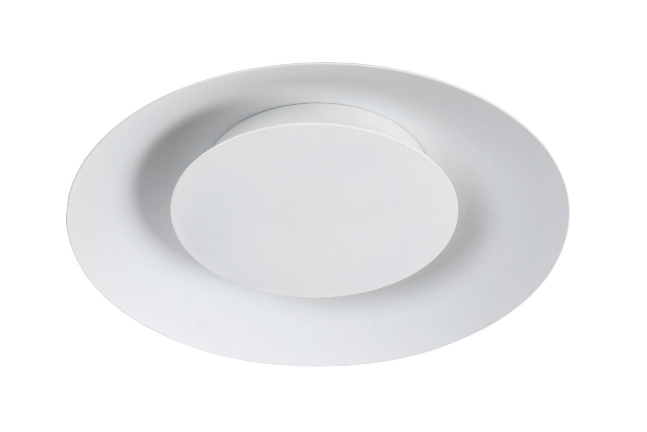 Lucide FOSKAL - Deckenleuchte - Ø 34,5 cm - LED - 1x12W 2700K - Weiß Lucide FOSKAL - Deckenleuchte - Ø 34,5 cm - LED - 1x12W 2700K - Weiß