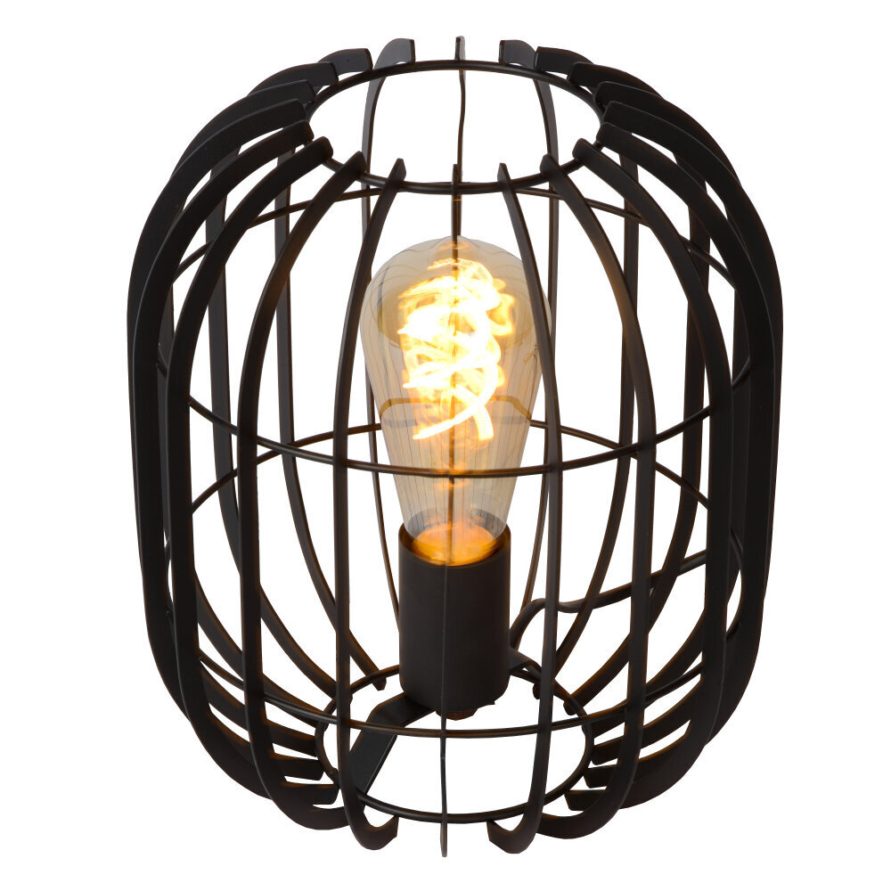 Lucide REDA - Tischleuchte - Ø 22 cm - 1xE27 - Schwarz Lucide REDA - Tischleuchte - Ø 22 cm - 1xE27 - Schwarz