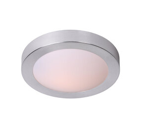 Lucide FRESH - Deckenleuchte Bad - Ø 27 cm - 1xE27 - IP44 - Mattchrom Lucide FRESH - Deckenleuchte Bad - Ø 27 cm - 1xE27 - IP44 - Mattchrom