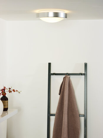 Lucide FRESH - Deckenleuchte Bad - Ø 27 cm - 1xE27 - IP44 - Mattchrom Lucide FRESH - Deckenleuchte Bad - Ø 27 cm - 1xE27 - IP44 - Mattchrom