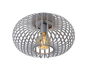 Lucide MANUELA - Deckenleuchte - Ø 39,5 cm - 1xE27 - Grau Lucide MANUELA - Deckenleuchte - Ø 39,5 cm - 1xE27 - Grau