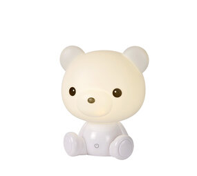 Lucide DODO BEAR - Kinderzimmer Tischlampe - LED 3 StepDim - 1x3W 4000K - Weiß Lucide DODO BEAR - Kinderzimmer Tischlampe - LED 3 StepDim - 1x3W 4000K - Weiß