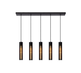Lucide LIONEL - Hängeleuchte - 5xE27 - Schwarz Lucide LIONEL - Hängeleuchte - 5xE27 - Schwarz