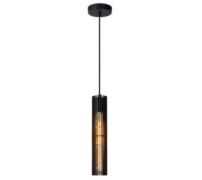 Lucide LIONEL - Hängeleuchte - Ø 6,5 cm - 1xE27 - Schwarz Lucide LIONEL - Hängeleuchte - Ø 6,5 cm - 1xE27 - Schwarz