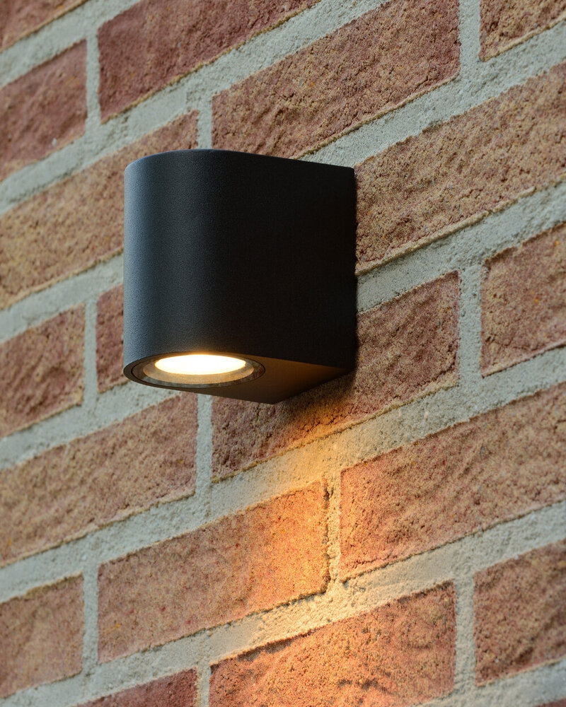 Lucide ZARO - Wandstrahler / Wandleuchte innen/außen - 1xGU10 - IP44 - Schwarz Lucide ZARO - Wandstrahler / Wandleuchte innen/außen - 1xGU10 - IP44 - Schwarz