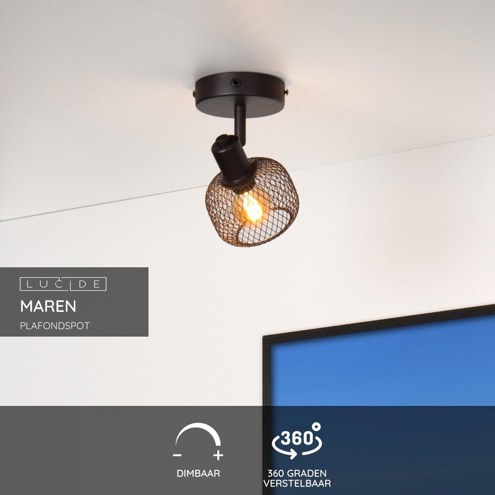 Lucide MAREN - Deckenstrahler - 1xE14 - Schwarz