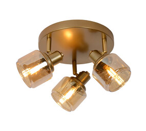 Lucide BJORN - Deckenstrahler - Ø 38 cm - 3xE14 - Matt Gold / Messing Lucide BJORN - Deckenstrahler - Ø 38 cm - 3xE14 - Matt Gold / Messing