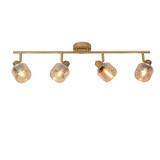 Lucide BJORN - Deckenstrahler - 4xE14 - Matt Gold / Messing Lucide BJORN - Deckenstrahler - 4xE14 - Matt Gold / Messing