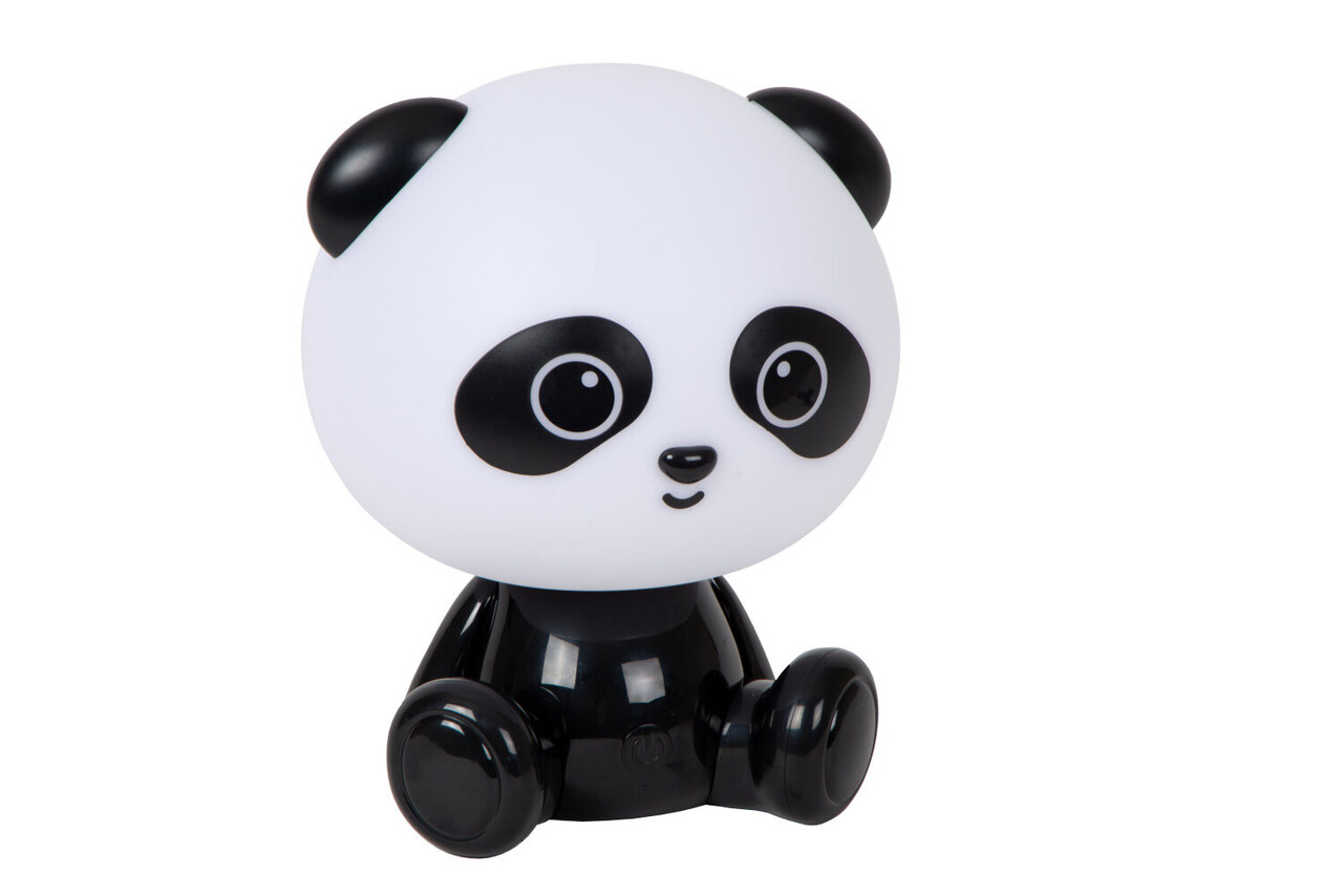Lucide DODO PANDA - Kinderzimmer Tischlampe - LED 3 StepDim - 1x3W 4000K - Schwarz