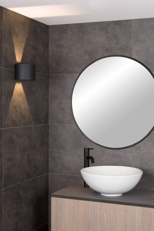 Lucide AXI - Wandstrahler / Wandleuchte Badezimmer - LED - 2x7W 2700K - IP54 - Einstellbarer Abstrahlwinkel - Schwarz Lucide AXI - Wandstrahler / Wandleuchte Badezimmer - LED - 2x7W 2700K - IP54 - Einstellbarer Abstrahlwinkel - Schwarz