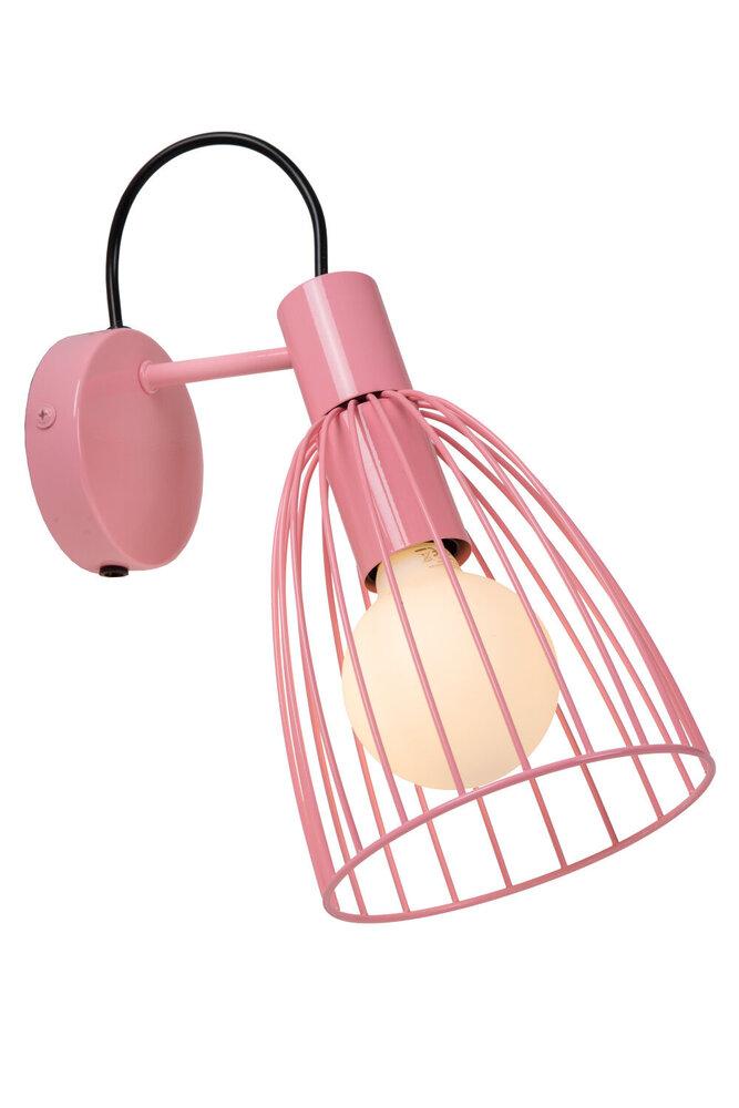 Lucide MACARONS - Wandleuchte - 1xE27 - Rosa Lucide MACARONS - Wandleuchte - 1xE27 - Rosa