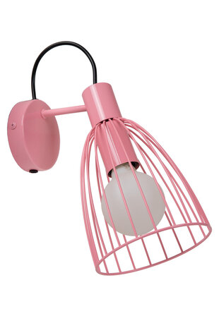 Lucide MACARONS - Wandleuchte - 1xE27 - Rosa Lucide MACARONS - Wandleuchte - 1xE27 - Rosa