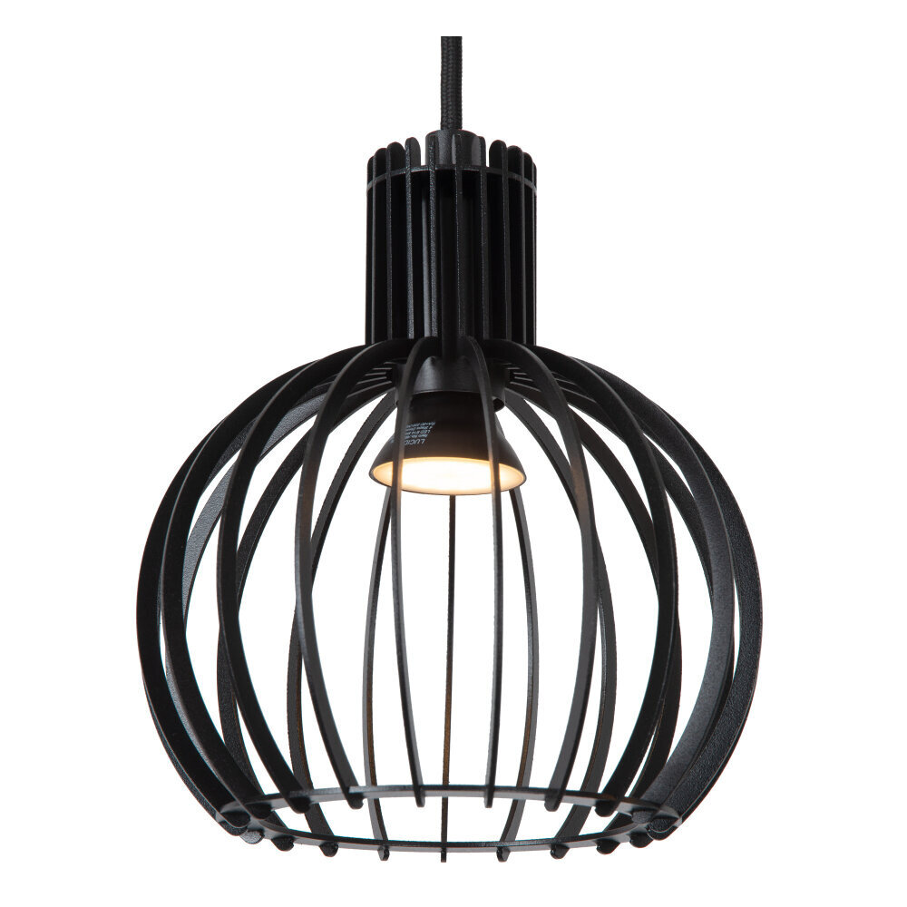 Lucide MIKAELA - Hängeleuchte - Ø 35 cm - 6xE14 - Schwarz