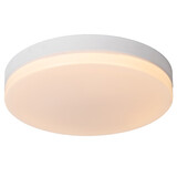 Lucide BISKIT - Deckenleuchte Bad - Ø 40 cm - LED - 1x36W 2700K - IP44 - Bewegungs- & Tag/Nachtsensor - Weiß Lucide BISKIT - Deckenleuchte Bad - Ø 40 cm - LED - 1x36W 2700K - IP44 - Bewegungs- & Tag/Nachtsensor - Weiß