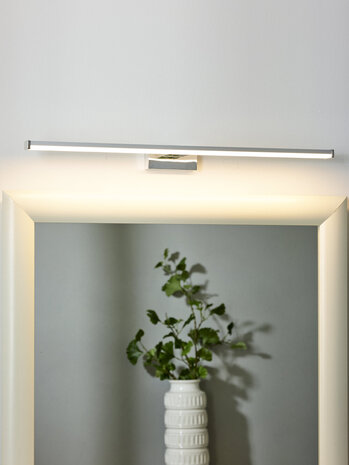 Lucide ONNO - Spiegelleuchte für das Badezimmer - LED - 1x11W 3000K - IP44 - Mattes Chrom Lucide ONNO - Spiegelleuchte für das Badezimmer - LED - 1x11W 3000K - IP44 - Mattes Chrom