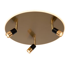 Lucide JUBEL - Deckenleuchte - Ø 48 cm - LED - CCT - 2700K - Matt Gold / Messing Lucide JUBEL - Deckenleuchte - Ø 48 cm - LED - CCT - 2700K - Matt Gold / Messing