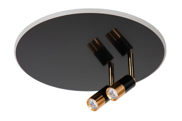 Lucide JUBEL - Deckenleuchte - Ø 40 cm - LED - CCT - 2700K - Schwarz Chrom Lucide JUBEL - Deckenleuchte - Ø 40 cm - LED - CCT - 2700K - Schwarz Chrom