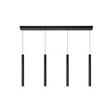 Lucide LORENZ - Hängeleuchte - LED Dimb. - 4x4W 3000K - Schwarz Lucide LORENZ - Hängeleuchte - LED Dimb. - 4x4W 3000K - Schwarz