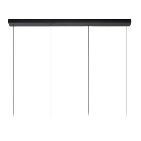 Lucide LORENZ - Hängeleuchte - LED Dimb. - 4x4W 3000K - Schwarz Lucide LORENZ - Hängeleuchte - LED Dimb. - 4x4W 3000K - Schwarz