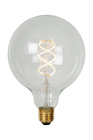 Lucide G125 - Glühlampe - Ø 12,5 cm - LED Dimb. - E27 - 1x4,9W 2700K - Transparent Lucide G125 - Glühlampe - Ø 12,5 cm - LED Dimb. - E27 - 1x4,9W 2700K - Transparent