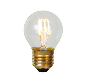Lucide G45 - Glühlampe - Ø 4,5 cm - LED Dimb. - E27 - 1x3W 2700K - Transparent