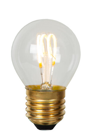 Lucide G45 - Glühlampe - Ø 4,5 cm - LED Dimb. - E27 - 1x3W 2700K - Transparent