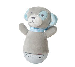 Lucide DOLLY - Kinderzimmer Tischlampe - Batterien - LED - 1x3W 2700K - Mit Musikfunktion - Grau Lucide DOLLY - Kinderzimmer Tischlampe - Batterien - LED - 1x3W 2700K - Mit Musikfunktion - Grau