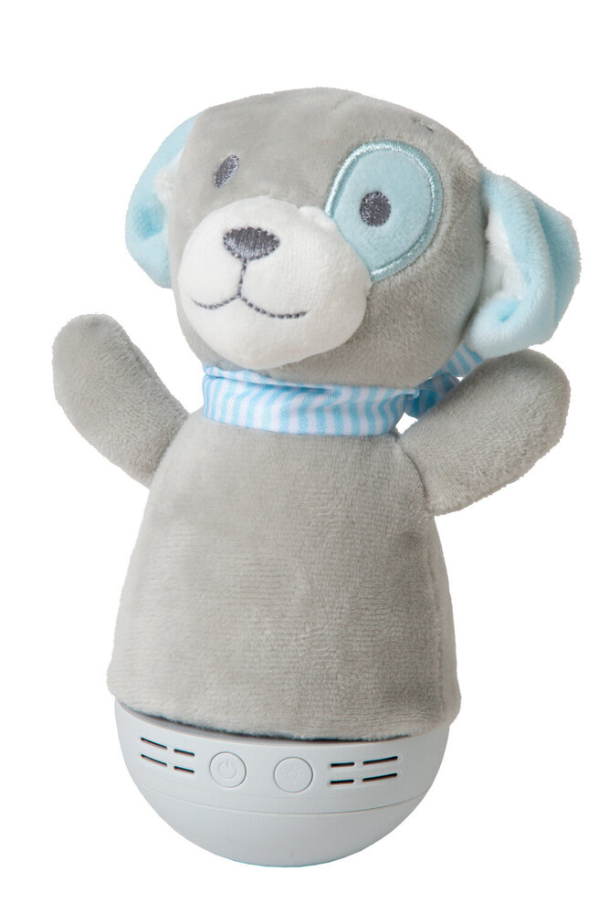 Lucide DOLLY - Kinderzimmer Tischlampe - Batterien - LED - 1x3W 2700K - Mit Musikfunktion - Grau Lucide DOLLY - Kinderzimmer Tischlampe - Batterien - LED - 1x3W 2700K - Mit Musikfunktion - Grau