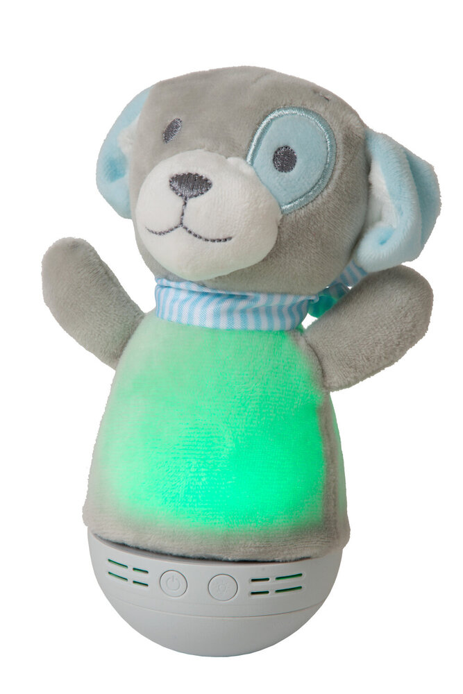Lucide DOLLY - Kinderzimmer Tischlampe - Batterien - LED - 1x3W 2700K - Mit Musikfunktion - Grau Lucide DOLLY - Kinderzimmer Tischlampe - Batterien - LED - 1x3W 2700K - Mit Musikfunktion - Grau