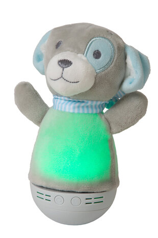 Lucide DOLLY - Kinderzimmer Tischlampe - Batterien - LED - 1x3W 2700K - Mit Musikfunktion - Grau Lucide DOLLY - Kinderzimmer Tischlampe - Batterien - LED - 1x3W 2700K - Mit Musikfunktion - Grau